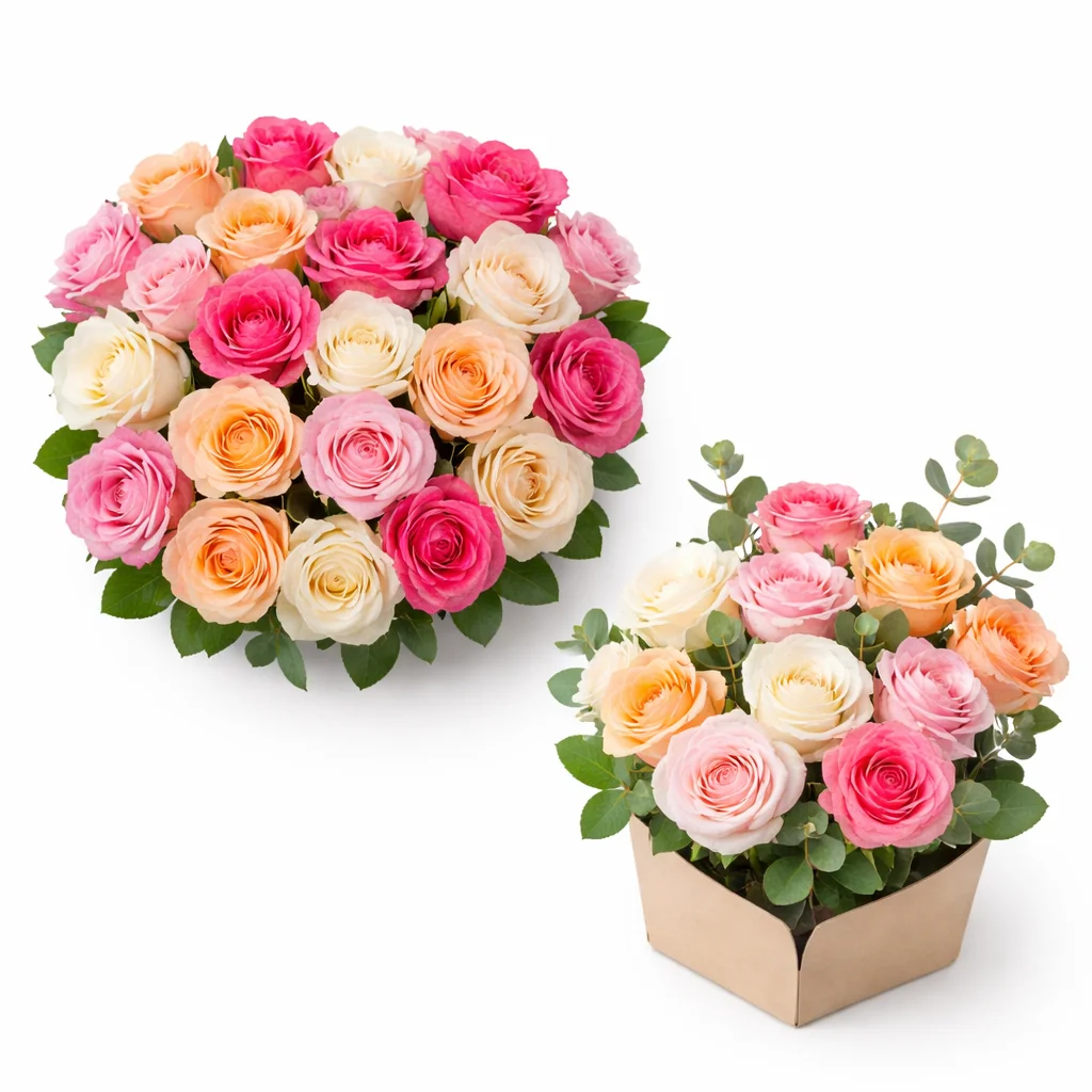 Fresh garden roses wholesale with overnight delivery for weddings and events.